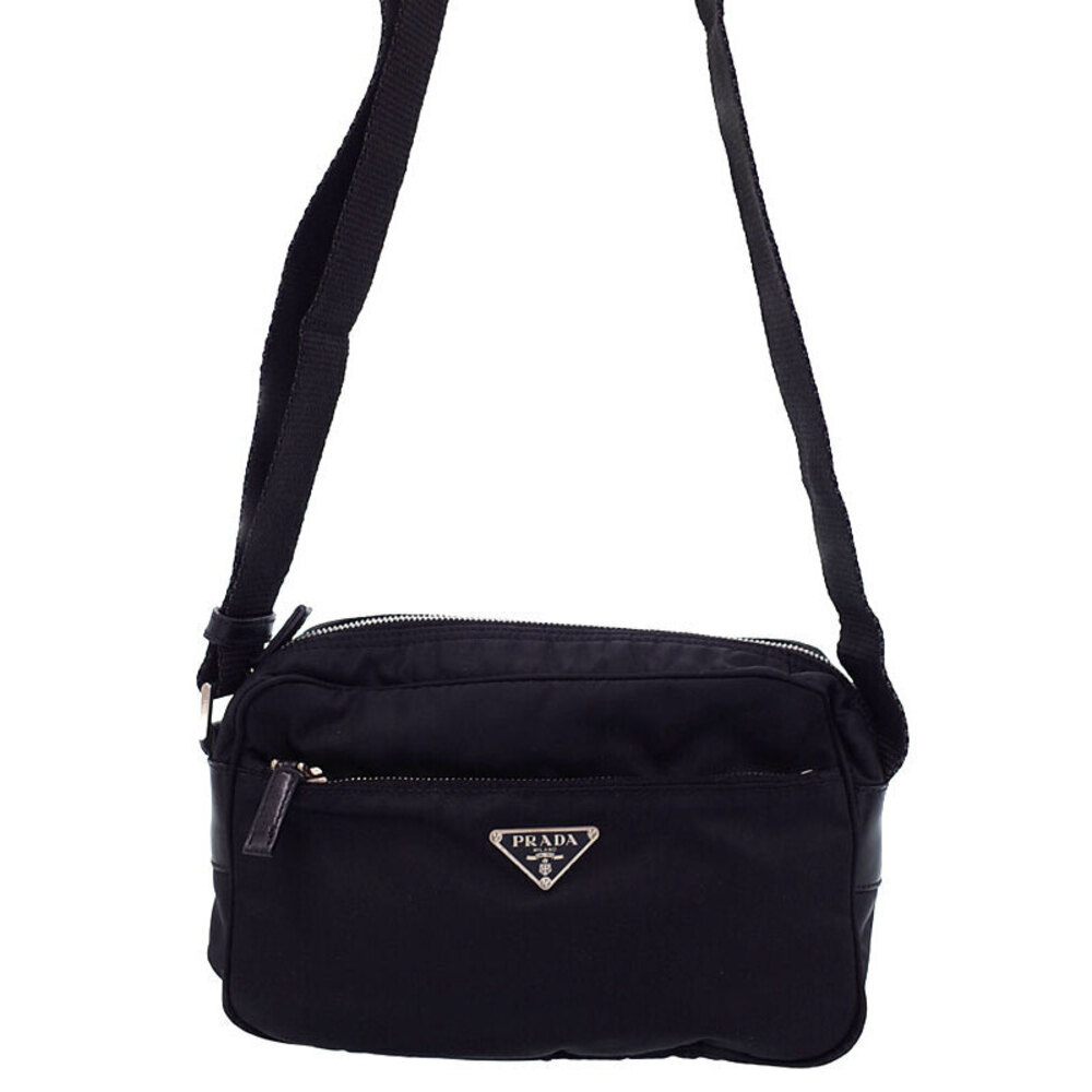 Prada camera shoulder Crossbody bag Black